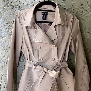 Wet Seal Nude Classic Trench Coat